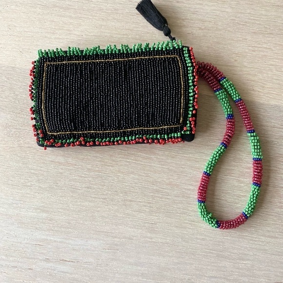Free People Beaded Wristlet/Bag NWOT - Picture 3 of 4